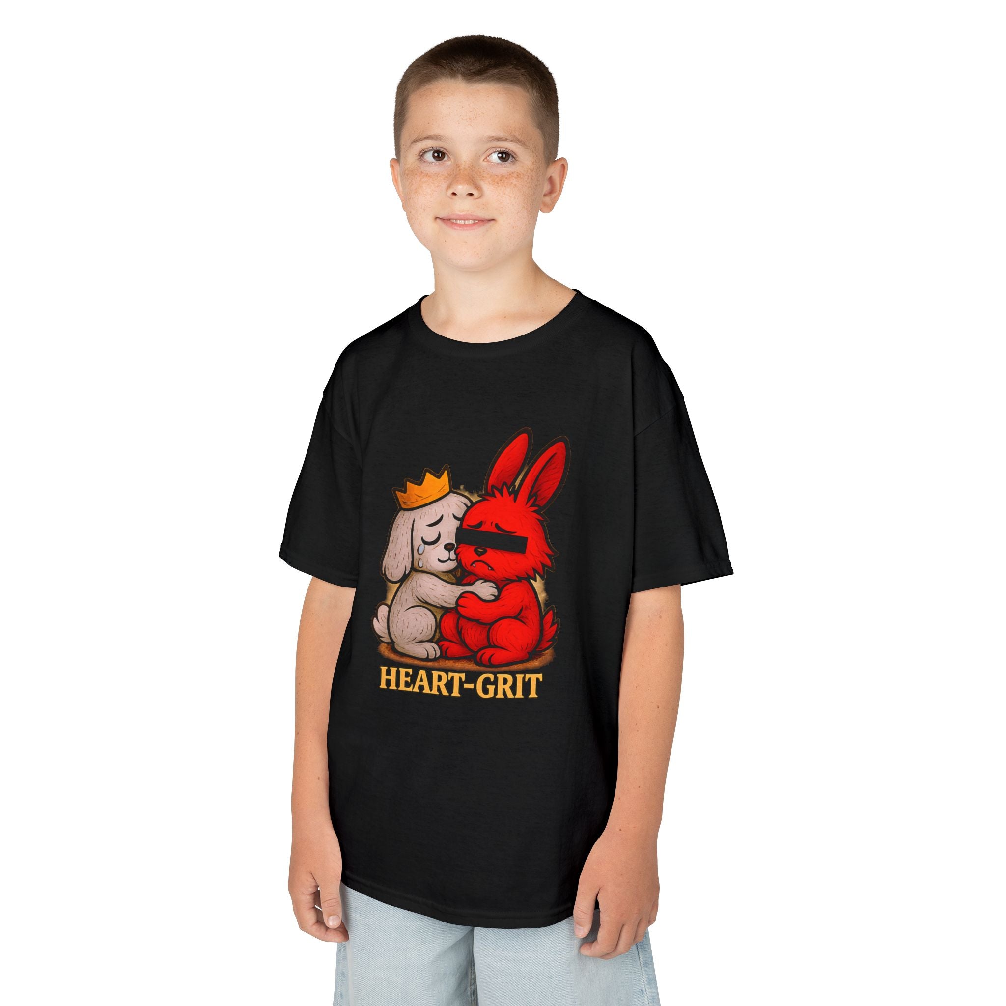 HEART-GRIT Kids T-Shirt - Emotional Strength & Resilience Tee