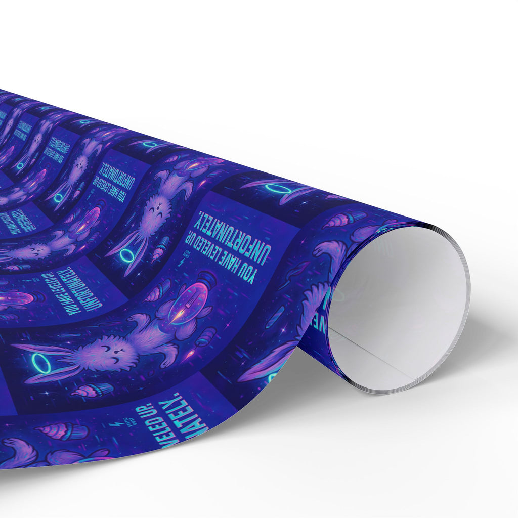 Wrapping Paper - Ascended Error Birthday Wrap “You Have Levelled Up. Unfortunately.”