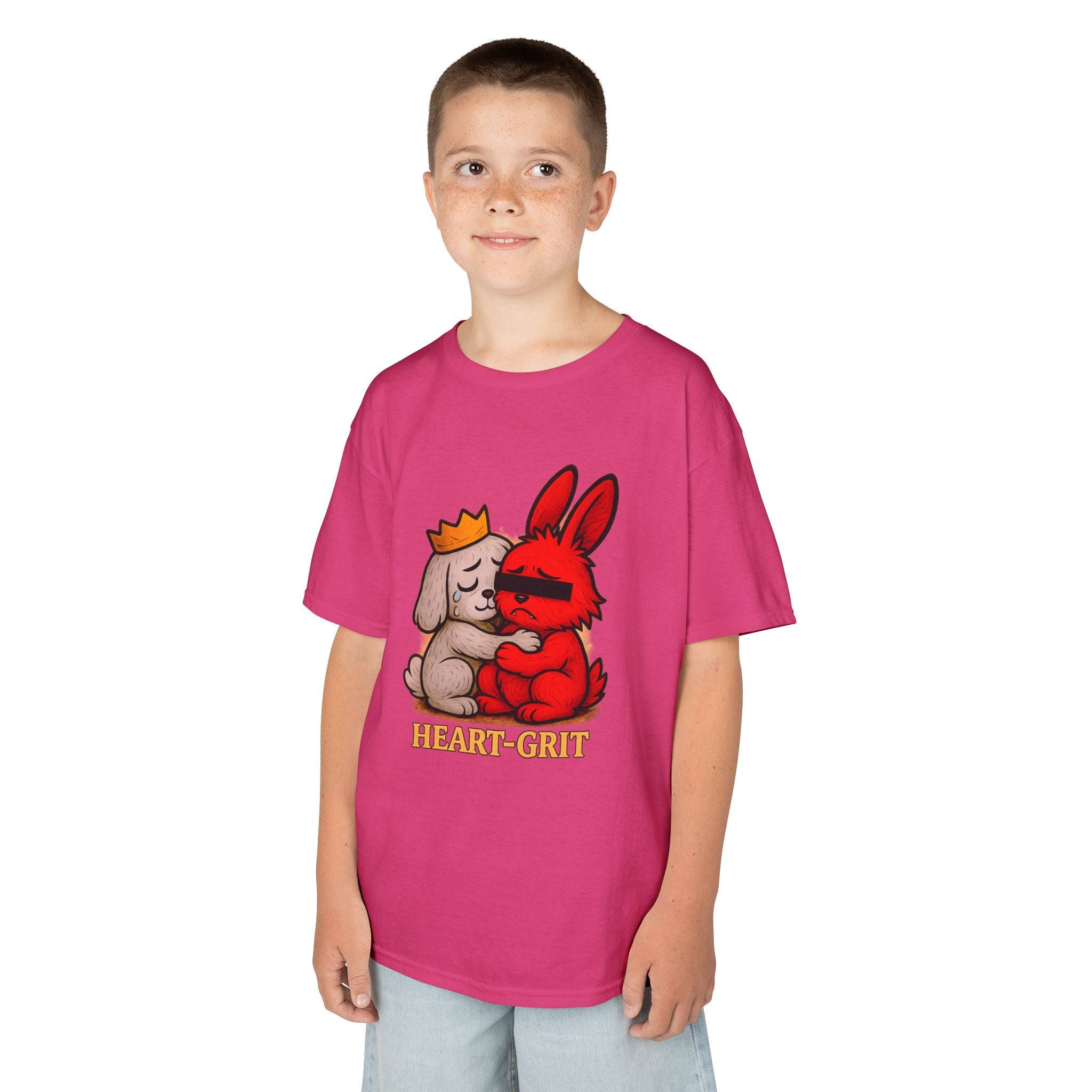HEART-GRIT Kids T-Shirt - Emotional Strength & Resilience Tee