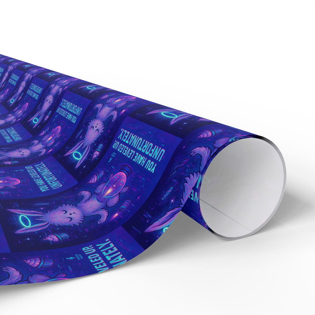 Wrapping Paper - Ascended Error Birthday Wrap “You Have Levelled Up. Unfortunately.”