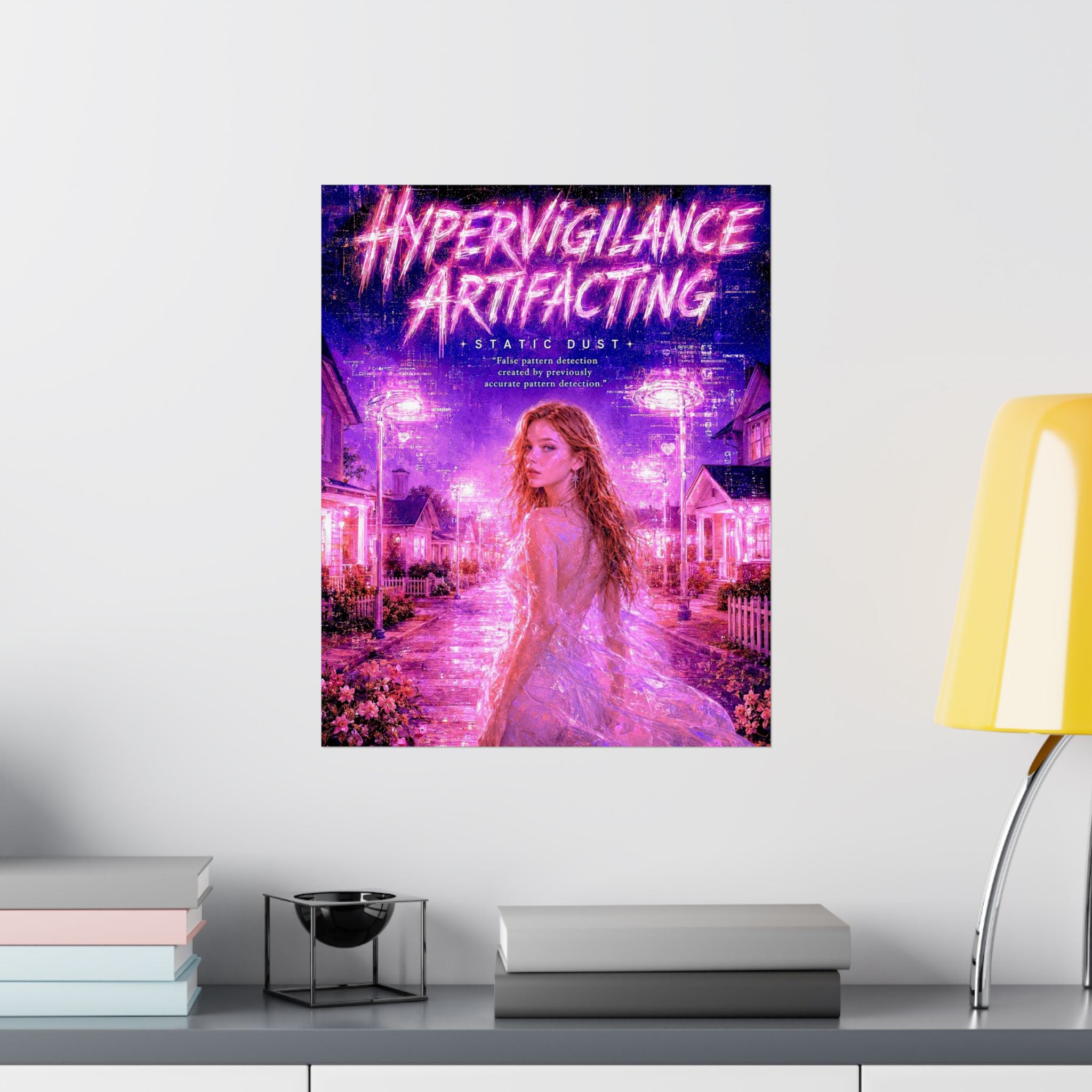 Hypervigilance Artifacting | Psychological Wall Art Print | Static Dust Visual Lexicon