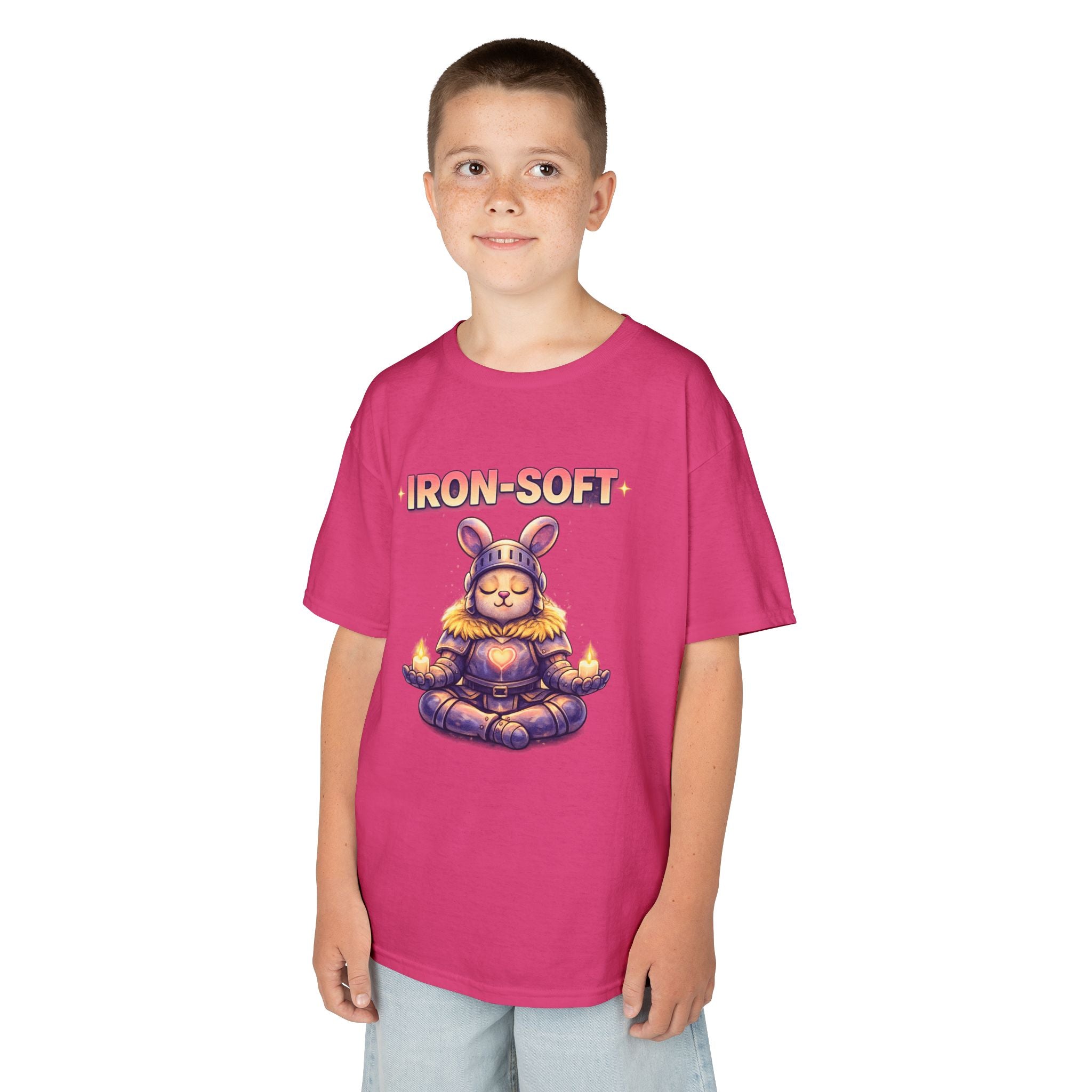 IRON-SOFT Kids T-Shirt — Strength & Gentle Resilience Tee