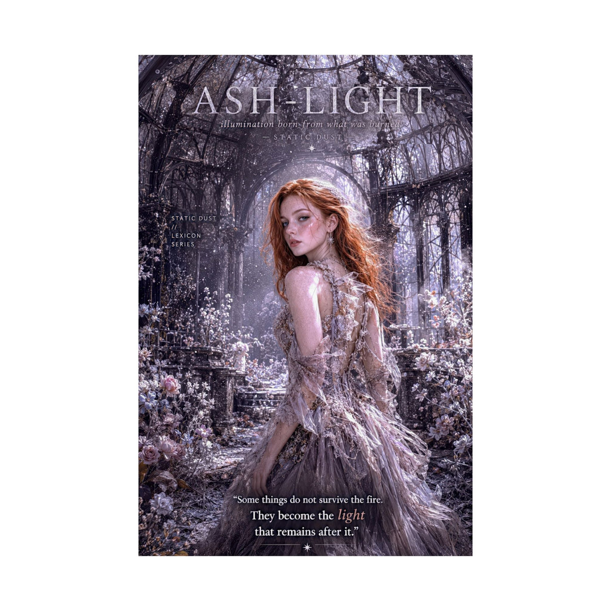 ASH-LIGHT — Static Dust Lexicon Print | Fine Art Poster | Archive 005