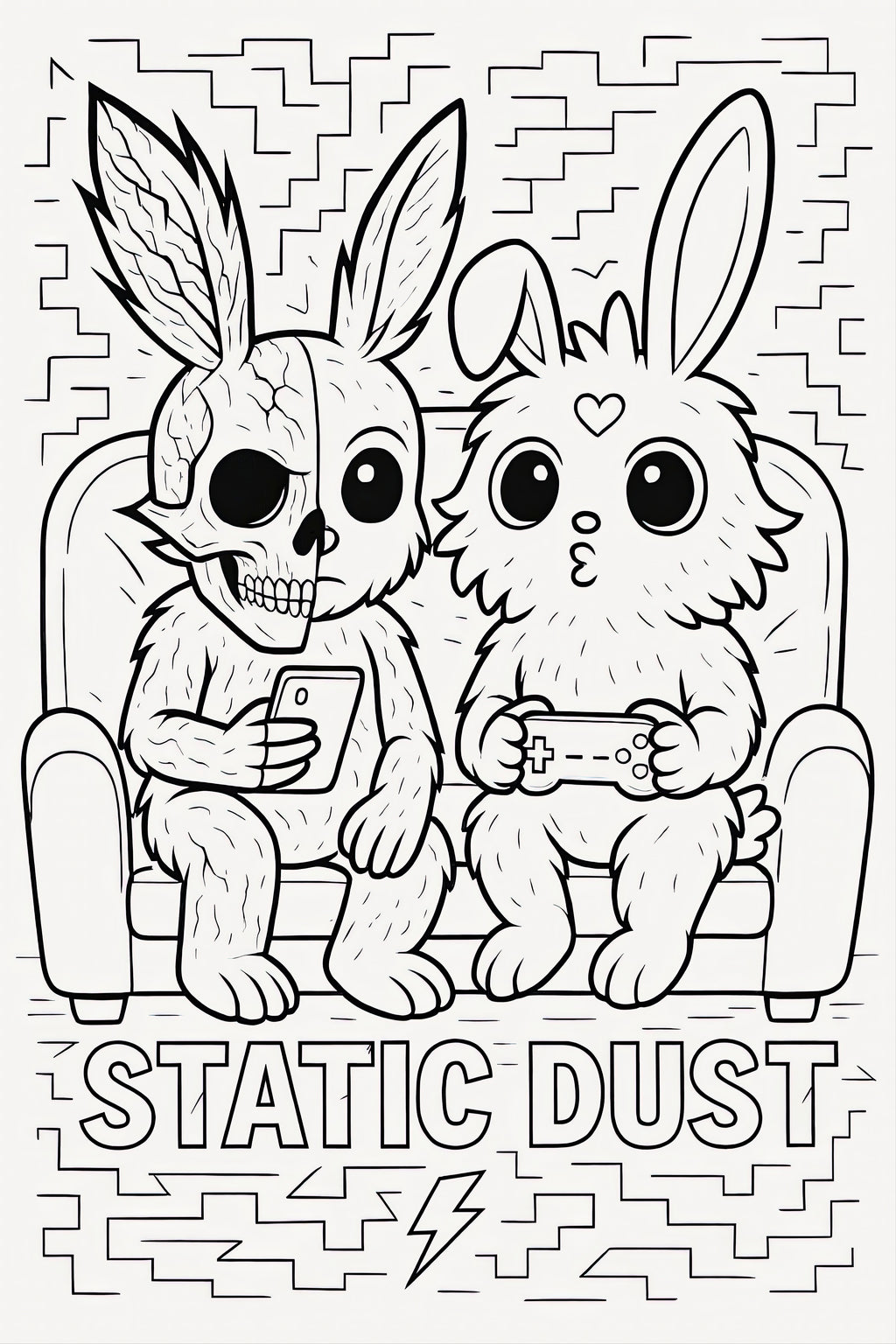 Dust Bunnies Upgrade Mode: Creative Colouring Challenges for Kids