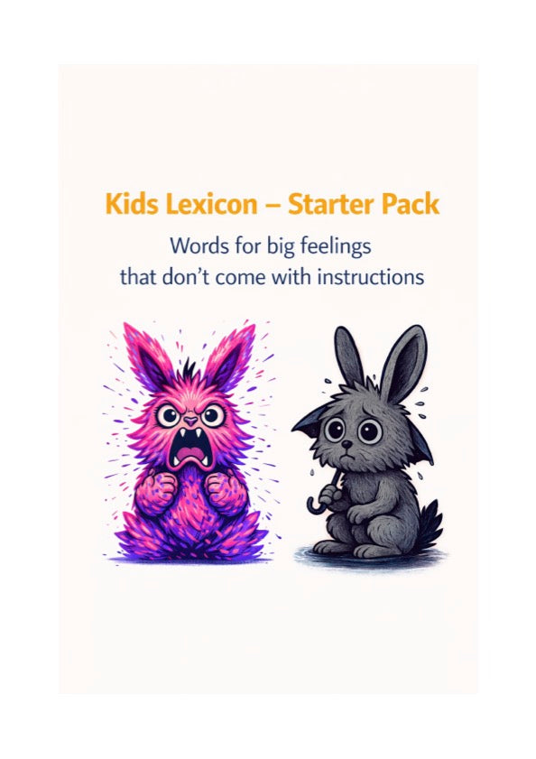 Kids Lexicon Starter Pack — Printable Feeling Words